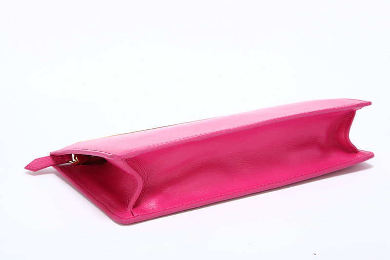 YSL lutetia clutch 30418 rosered - Click Image to Close